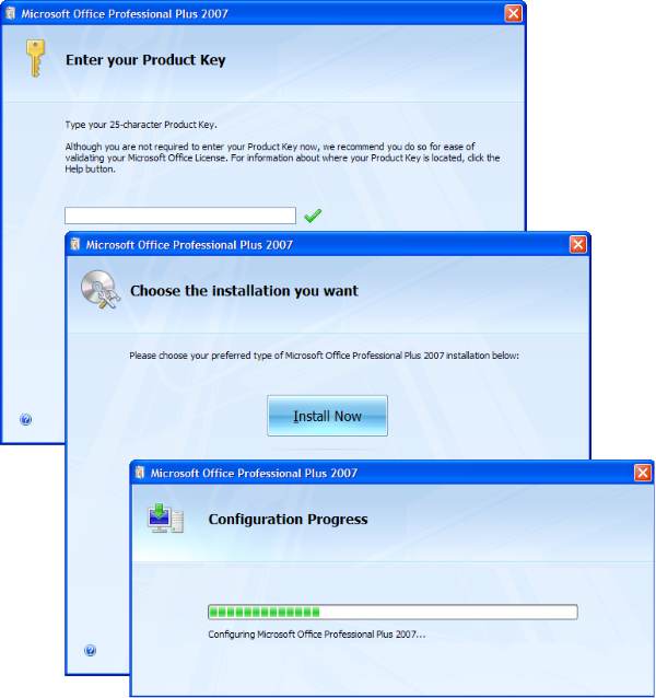 ms office 2007 key product